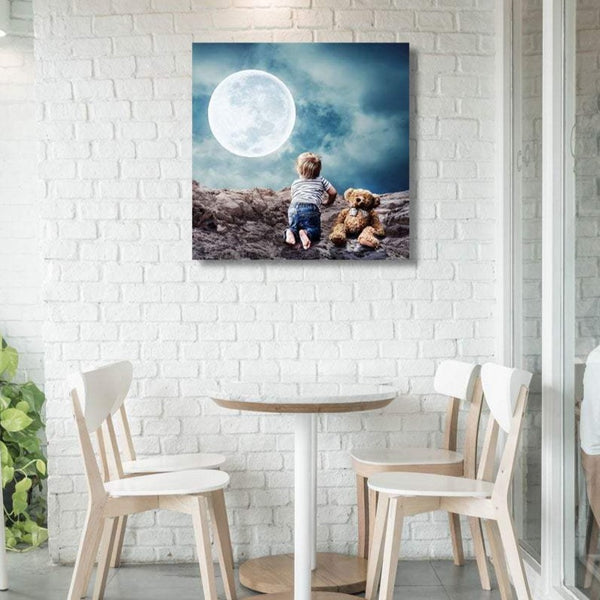 Little Boy with Teddy Bear, Photography