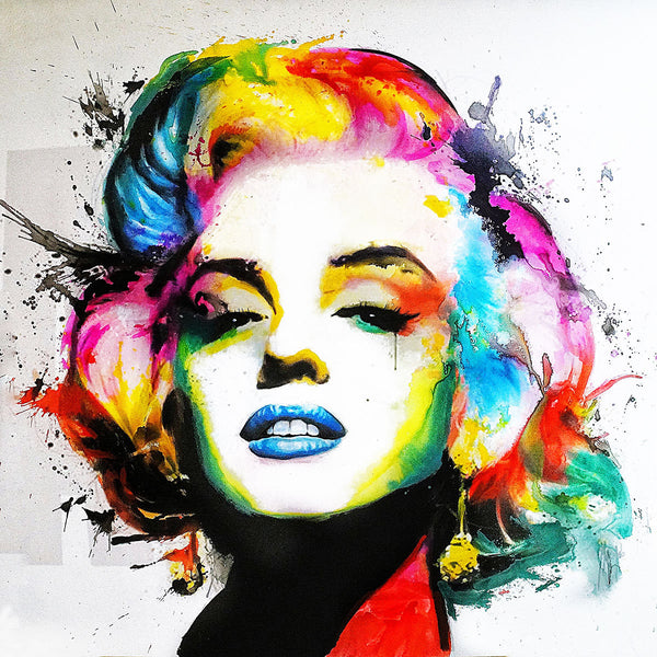 Marilyn Monroe, Abstract Multi-color Portrait