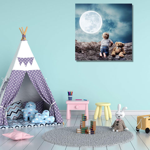 Little Boy with Teddy Bear, Photography