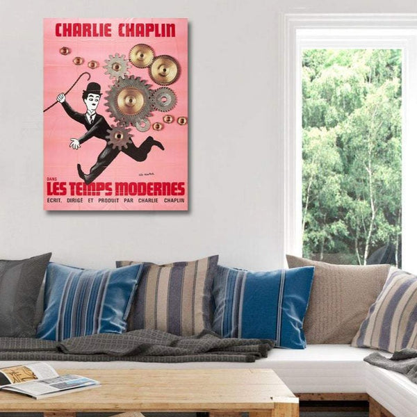 Charlie Chaplin, Vintage Movie Poster