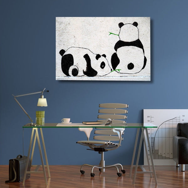 Two Pandas Graffiti