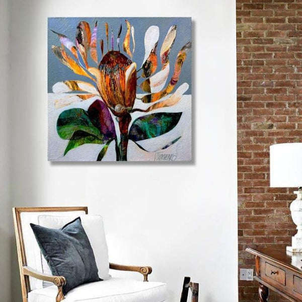 Flower J, Abstract Contemporary Art