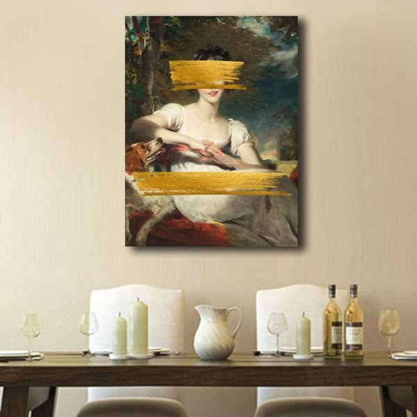 Gold Lady, Altered Art