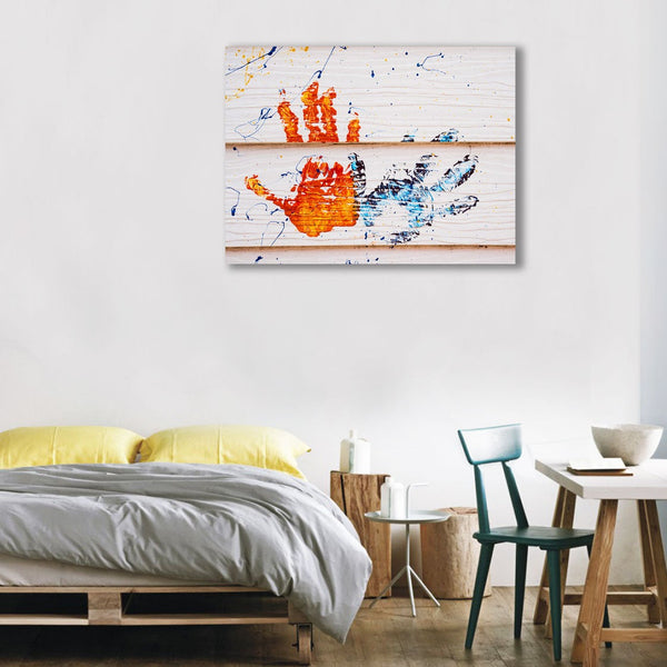 Colorful Hand Prints, Graffiti
