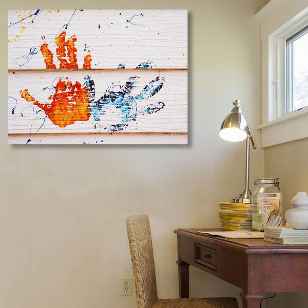 Colorful Hand Prints, Graffiti