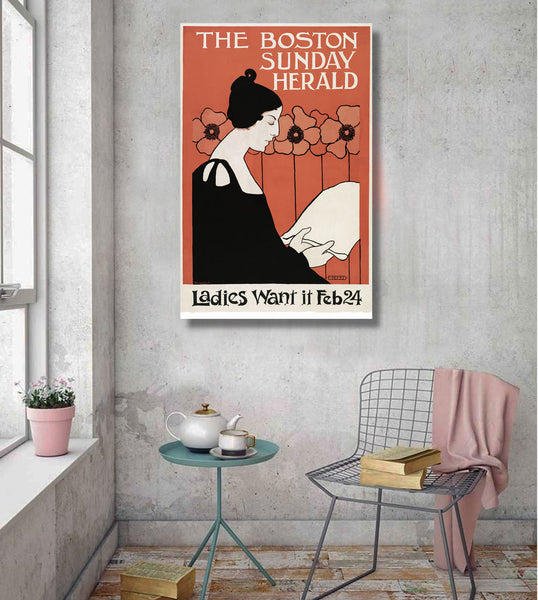 The Boston Sunday Herald Ladies want it Feb. 24, Cover