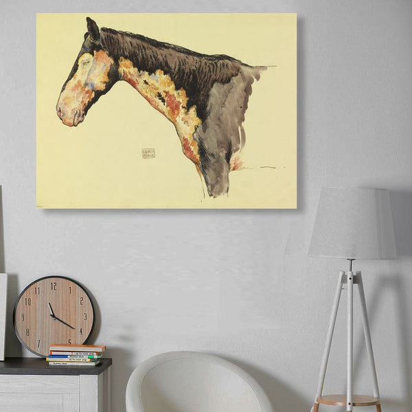 Horse Sketch with Effect of Mustard Gas
