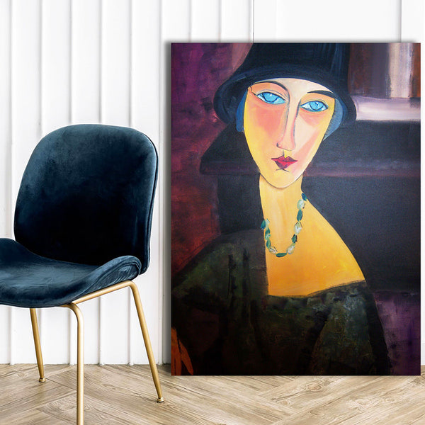 Portrait of Jeanne Hebuterne, Reproduction