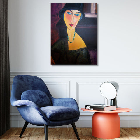 Portrait of Jeanne Hebuterne, Reproduction