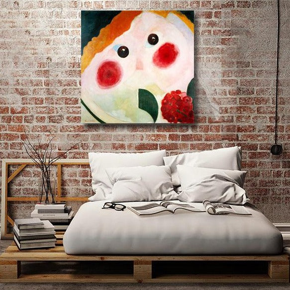Girl With Ranunculus, Reproduction