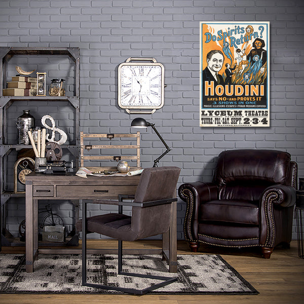 Harry Houdini Advertising Poster