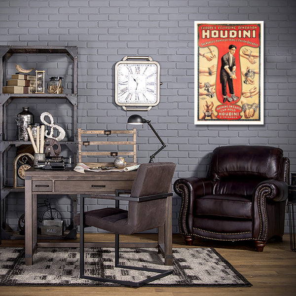 Harry Houdini Advertising Poster