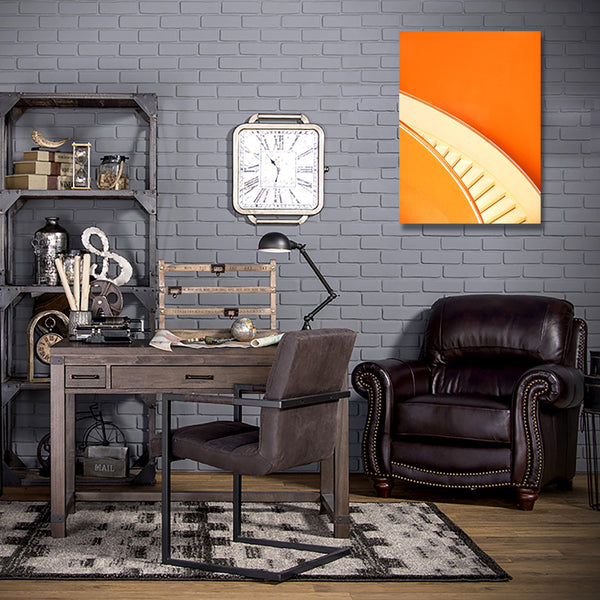 Stairs on Orange Background, Photography