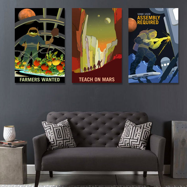 NASA Mars Recruitment Posters