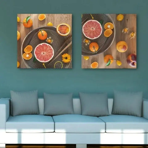 newARTmix Orange Fruits Pattern, Food Photography newARTmix