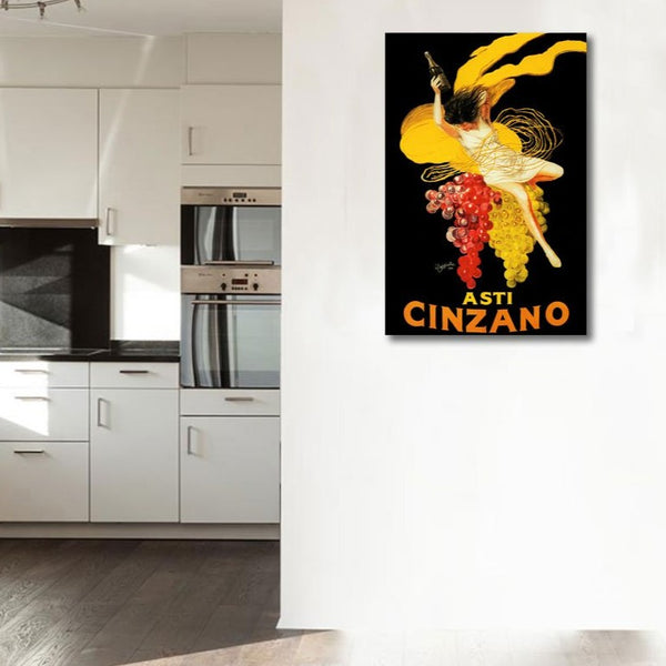 Cinzano Asti Aperitif, Vintage Advertising Poster