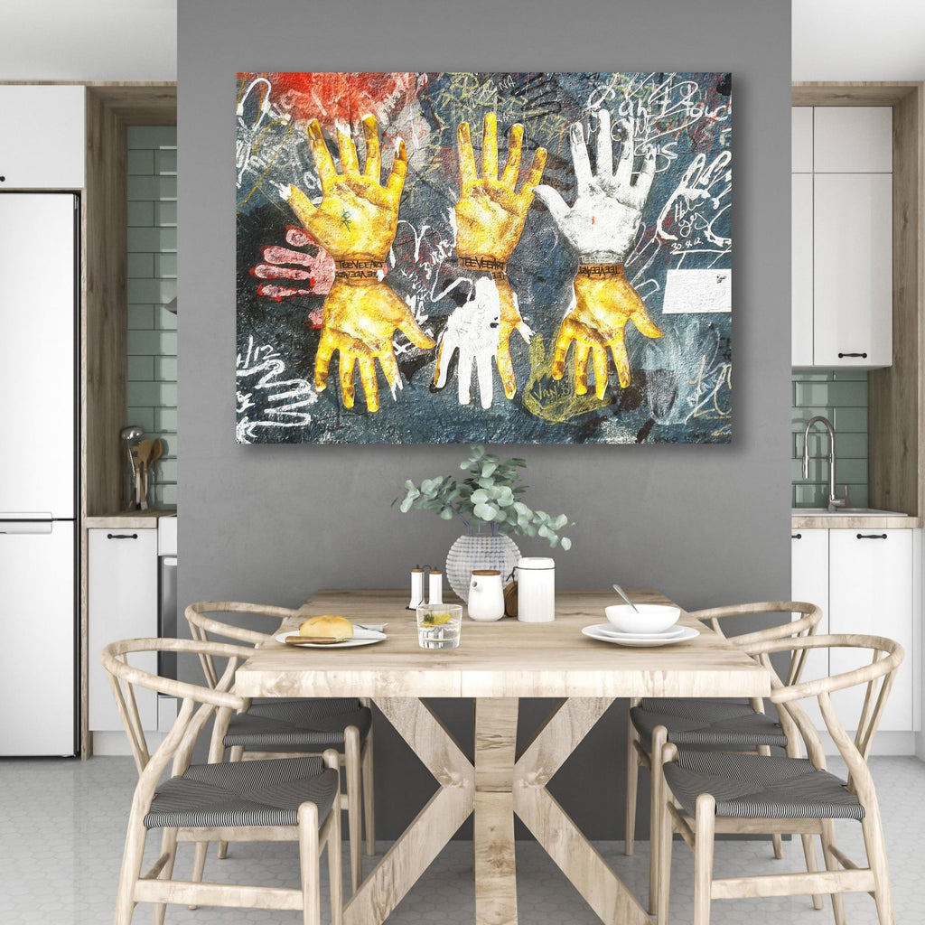 Colorful Hands, Graffiti