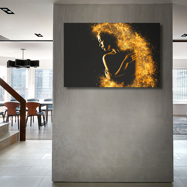 Golden Woman, Modern Photography