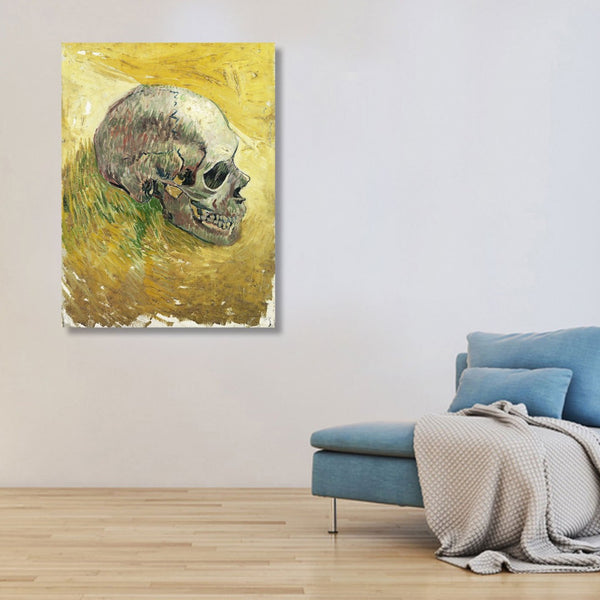 Skull in profile, Reproduction