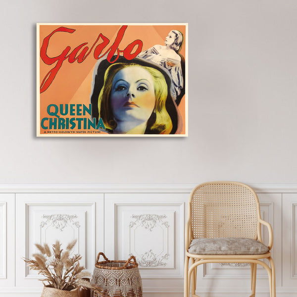 Greta Garbo – Queen Christina, Vintage Movie Poster