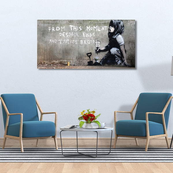 Banksy, Girl Extinction Rebellion, Graffiti