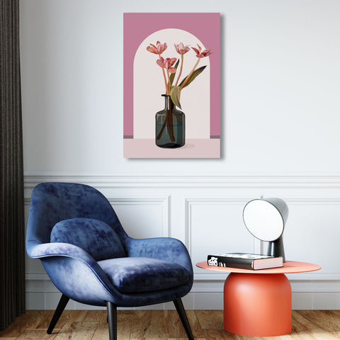 Abstract Composition With Vase, Digital Art