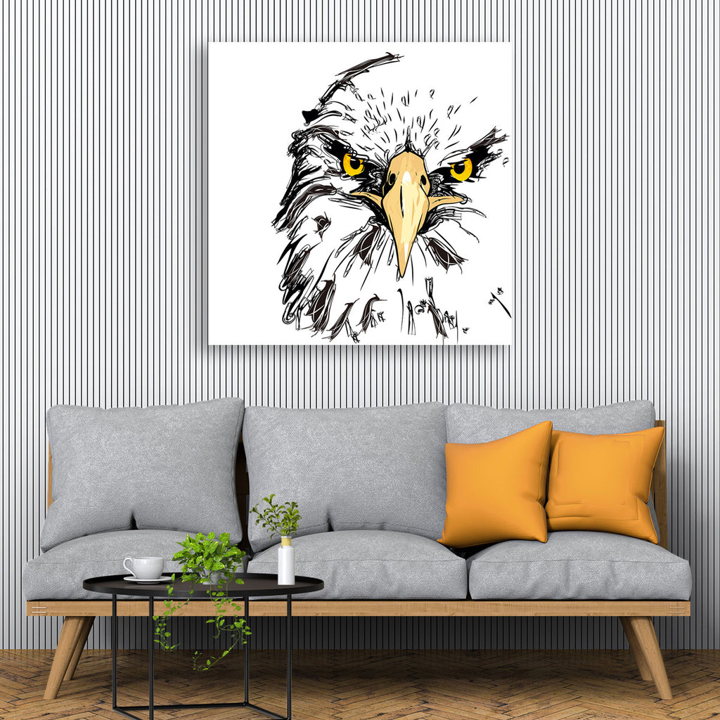 Hand-drawn Owl, Digital Art