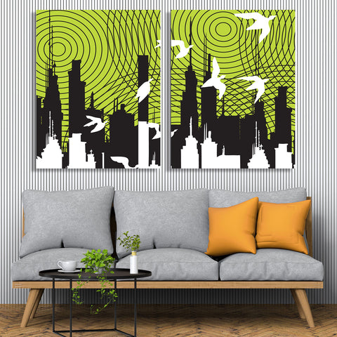 City Skyline, Digital Art