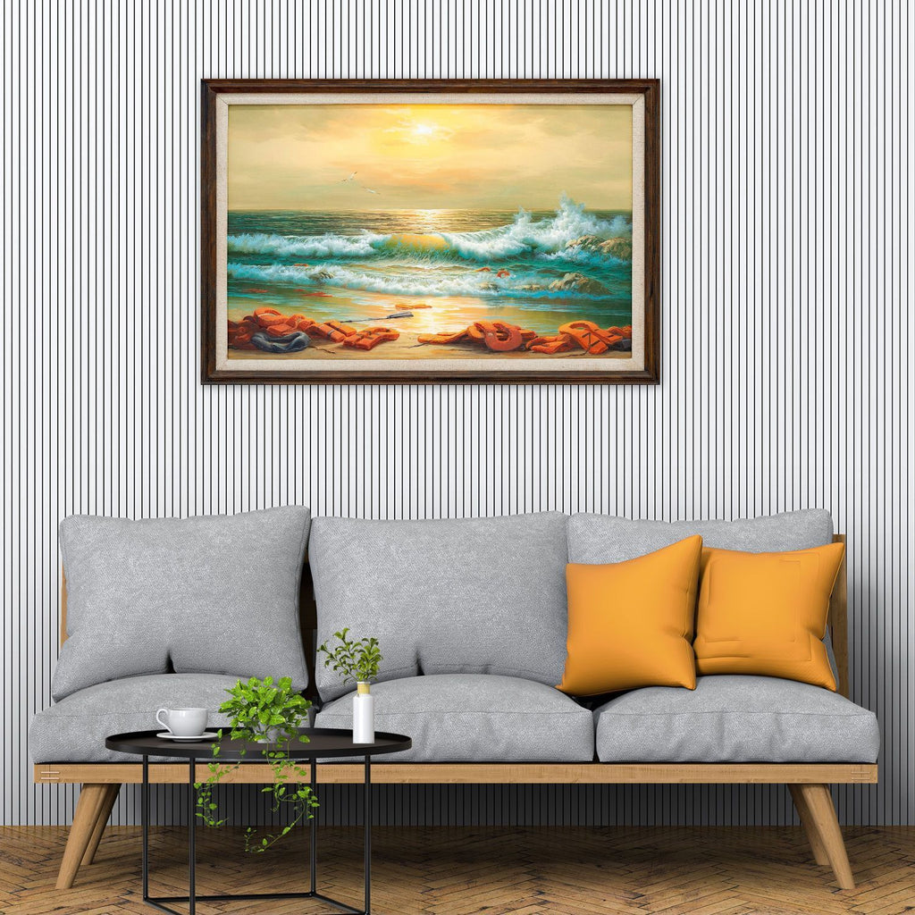 Banksy, Mediterranean Sea View,  Altered Art
