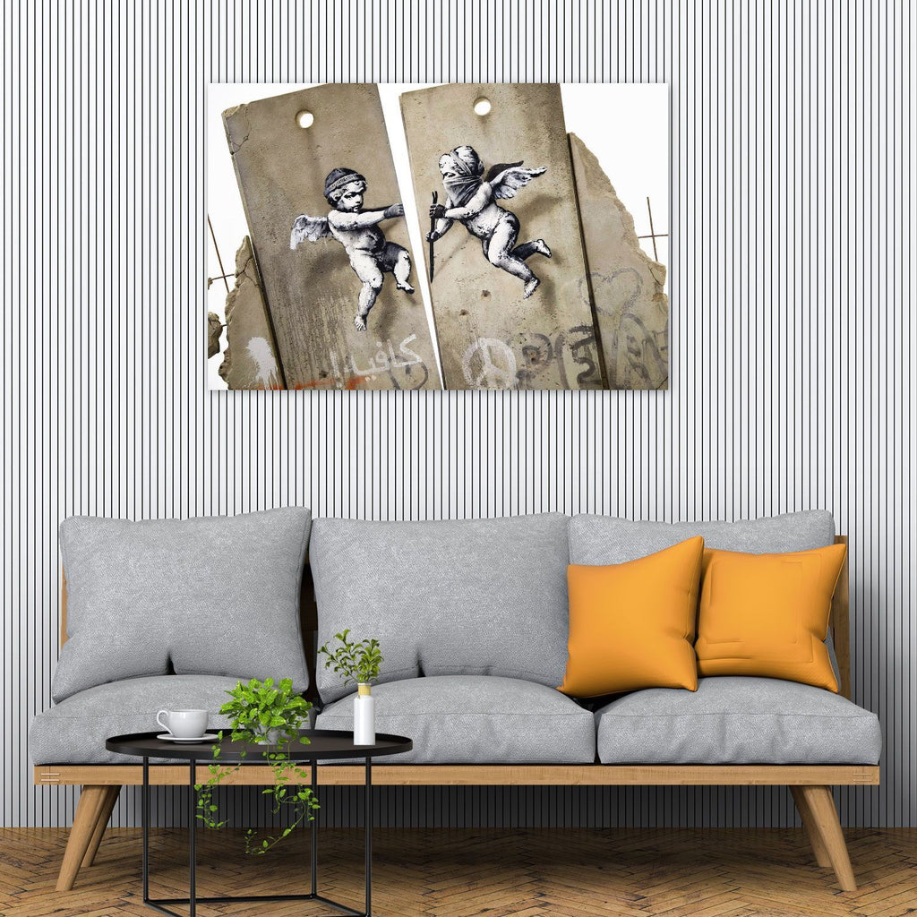 Banksy Two Cherubs, Graffiti