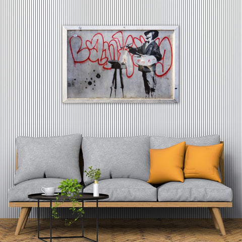 Painter Portrait of Artist, Street Art