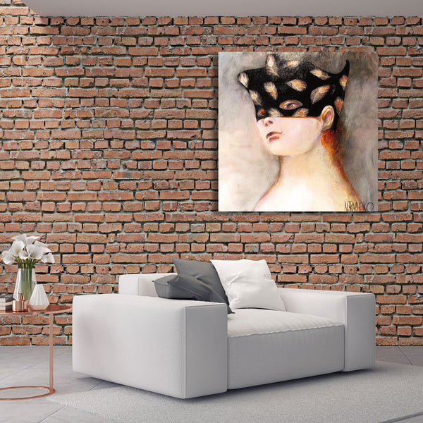 Woman Portrait, Abstract Contemporary Art