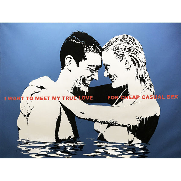 Banksy Graffiti I Want To Meet My True Love, Graffiti