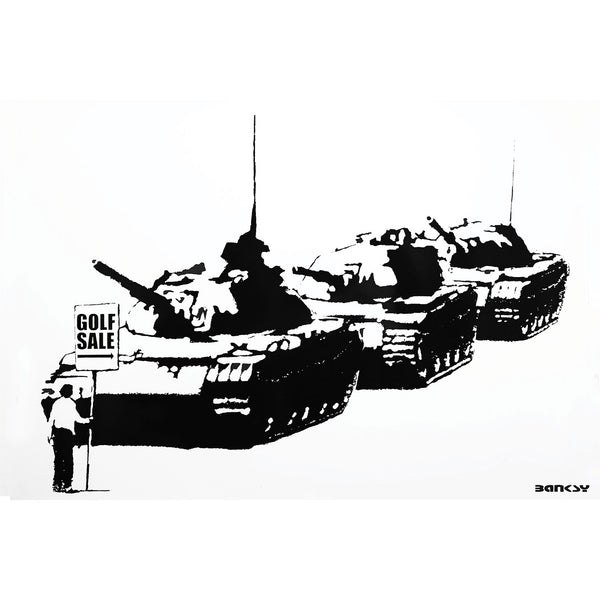 Banksy Golf Sale, Graffiti