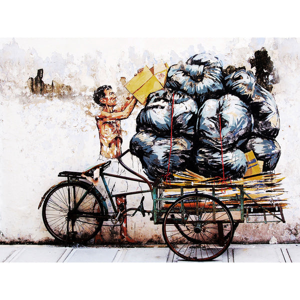 Rickshaw, Street Art (Malaysia)