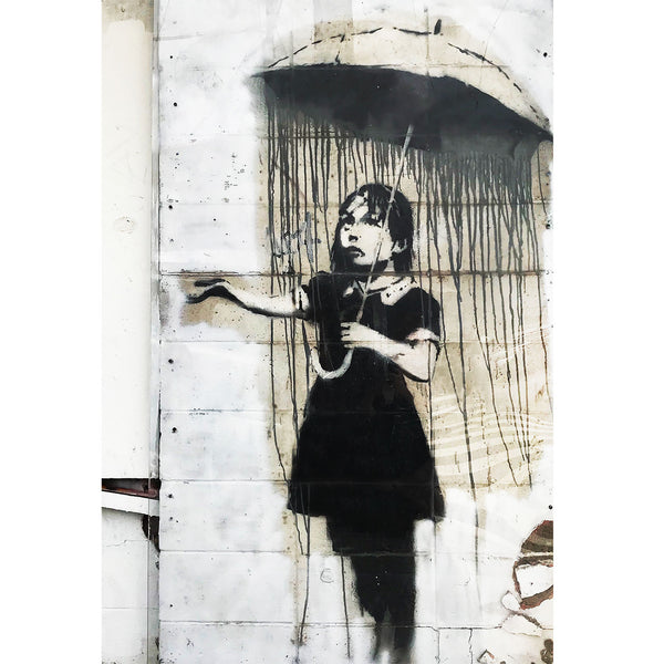 Umbrella Girl, Graffiti