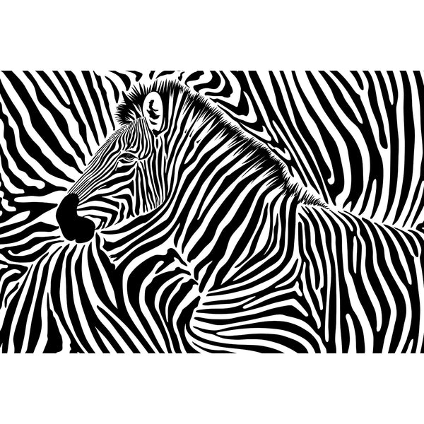 Zebras Pattern, Digital Art