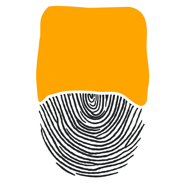 Yellow/Black Abstract Digital Art
