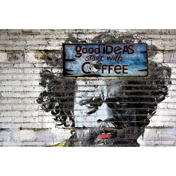 Good Ideas Start With Coffee, Graffiti (Montreal)
