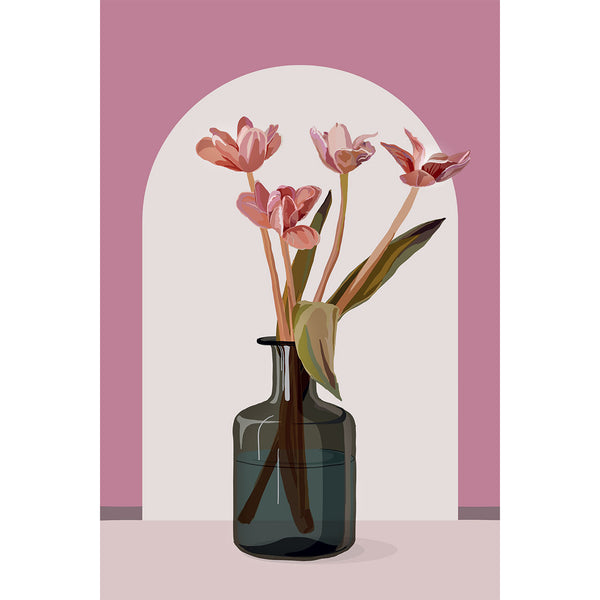 Abstract Composition With Vase, Digital Art
