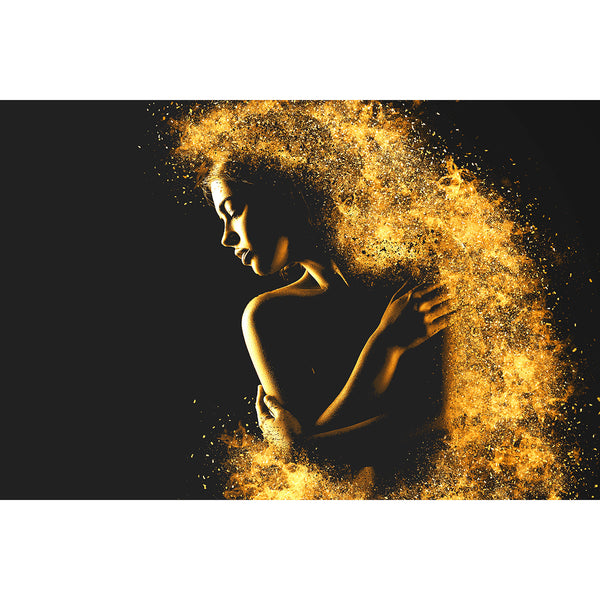 Golden Woman, Modern Photography