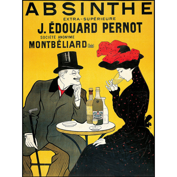Absinthe J. Édouard Pernot, Vintage Advertising Poster