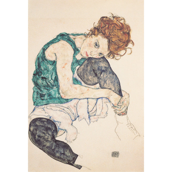 Seated Woman with Bent Knee, Reproduction