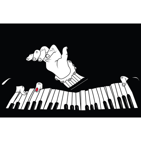 Piano Player, Digital Art
