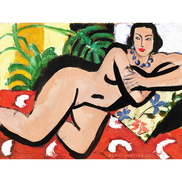 Reclining Nude With Blue Eyes, Reproduction