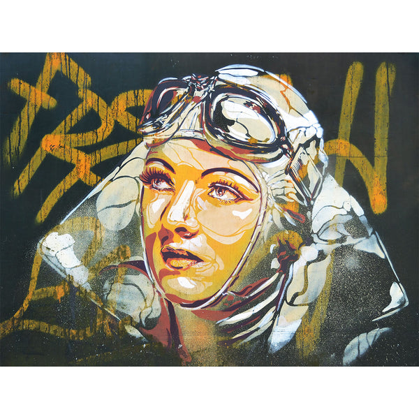 Courage, Graffiti (Amsterdam)