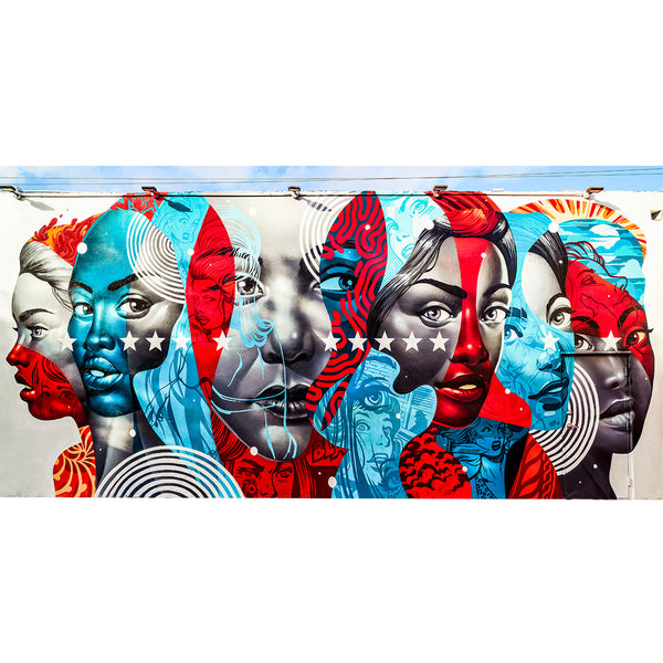 Women's Group Portrait, Street Art