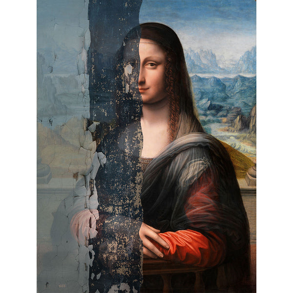 Hidden Beauty. Leonardo da Vinchi, Mona Lisa Gioconda, Altered Art