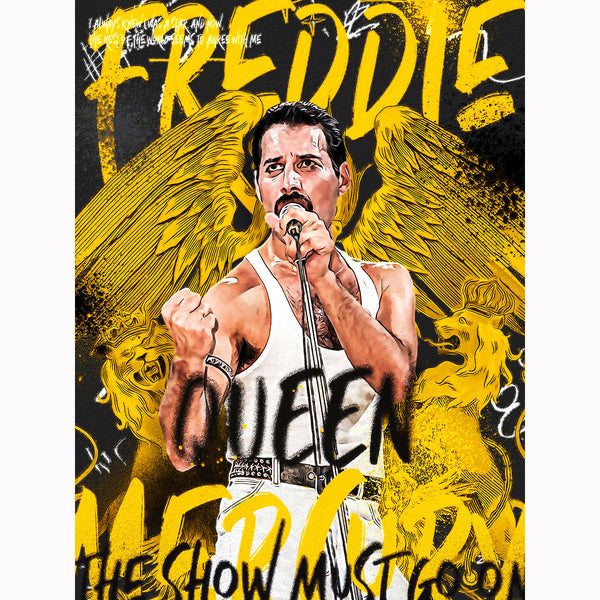 Freddie Mercury, Pop Art Poster