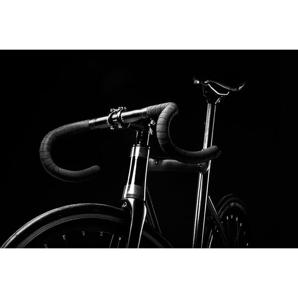 Bike on Black Background, Minimalism